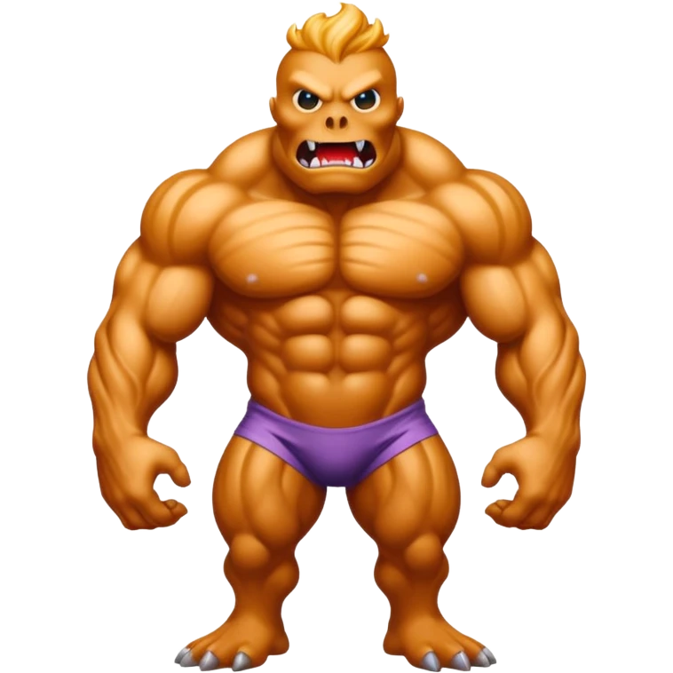A monster that could destroy 1000 universe in 1 second and very buff full body emoji