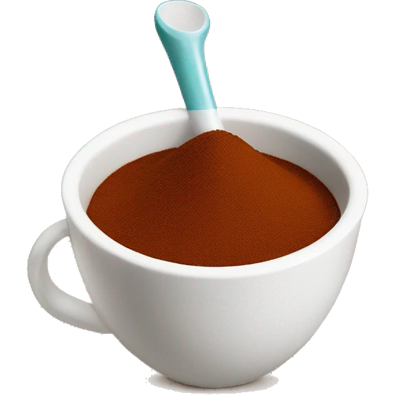 cien in a cup with chile powder emoji