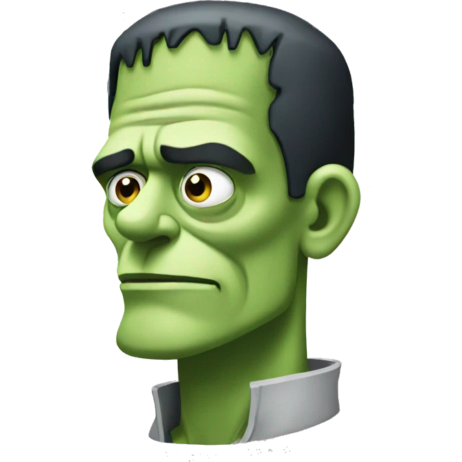 Thoughtful Frankenstein emoji