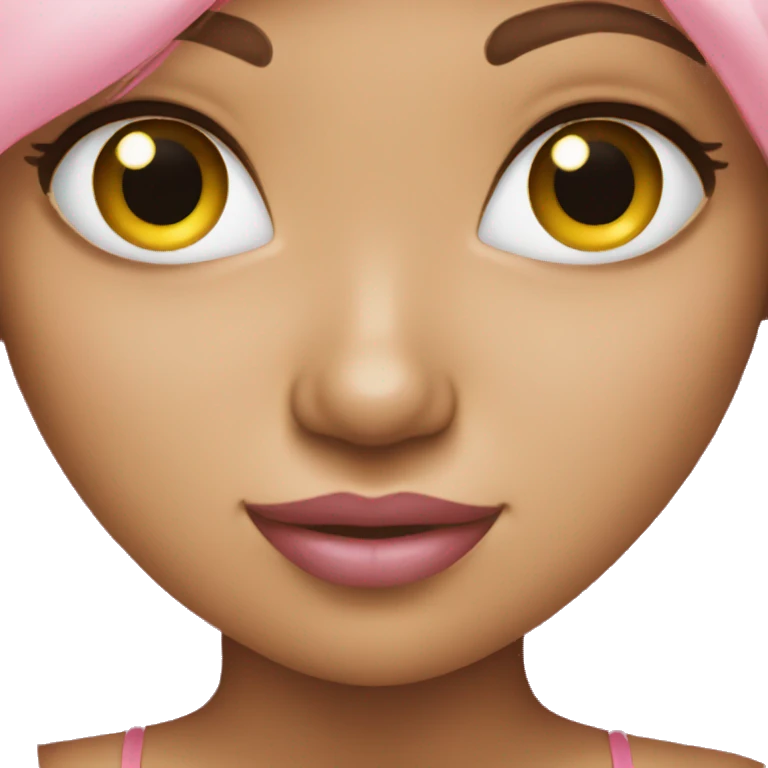 Pink girly emoji emoji