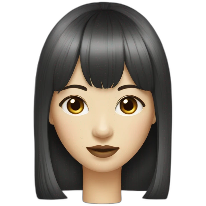 chinese-woman-designer-curtain-bangs emoji