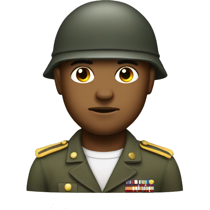 soldier head emoji