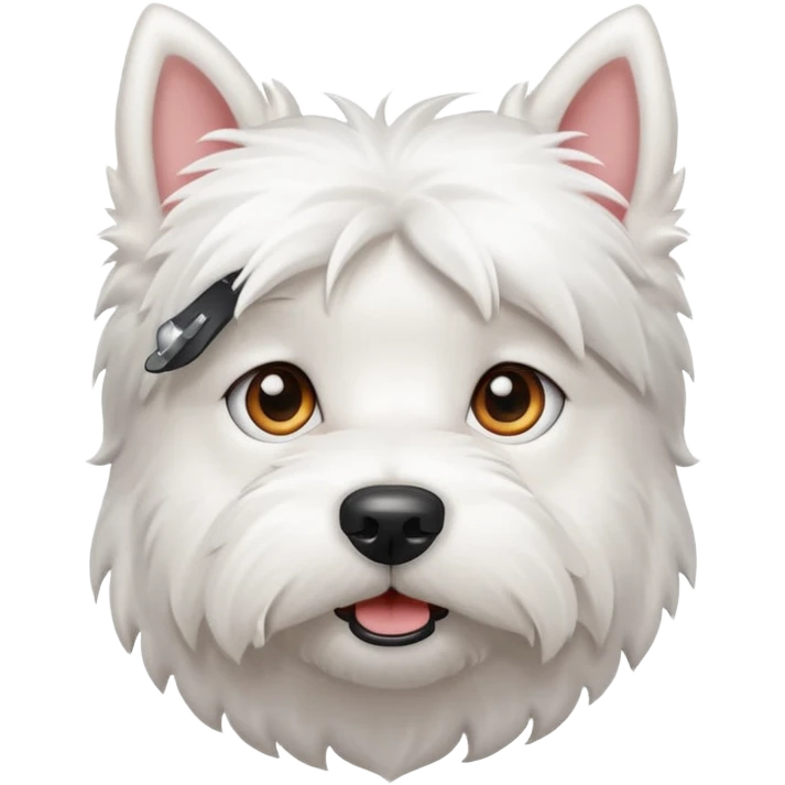 a Westie Dog emoji