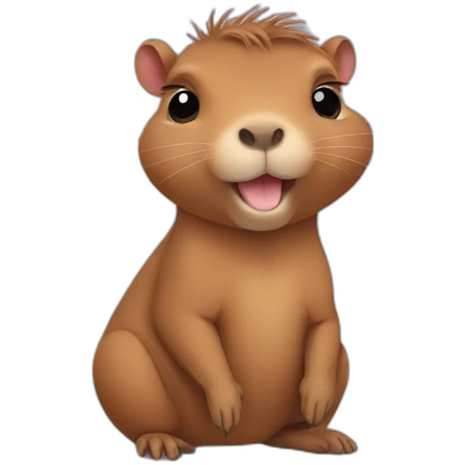 Baby capybara emoji