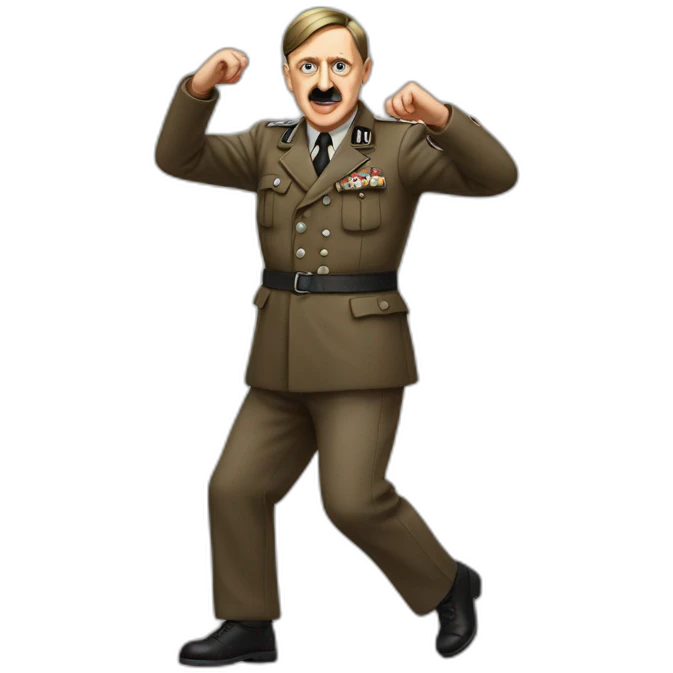 Hitler dancing emoji