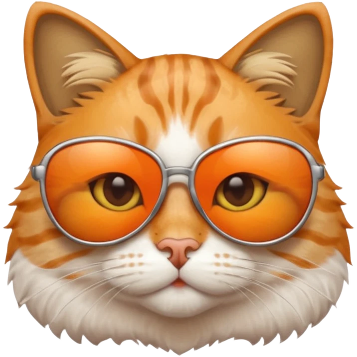Cat wearing sunglasses emoji