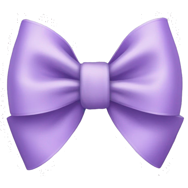 Light purple bow emoji