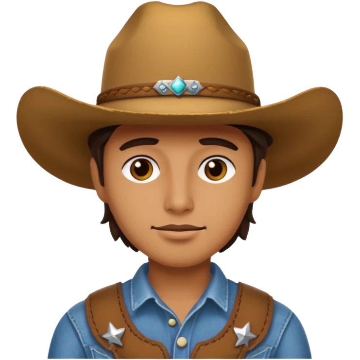 Me wearing a cowboy hat  emoji