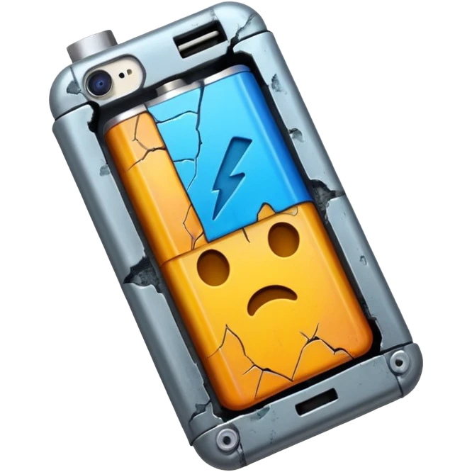 battery broken emoji