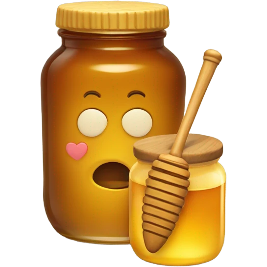 Honey heart emoji