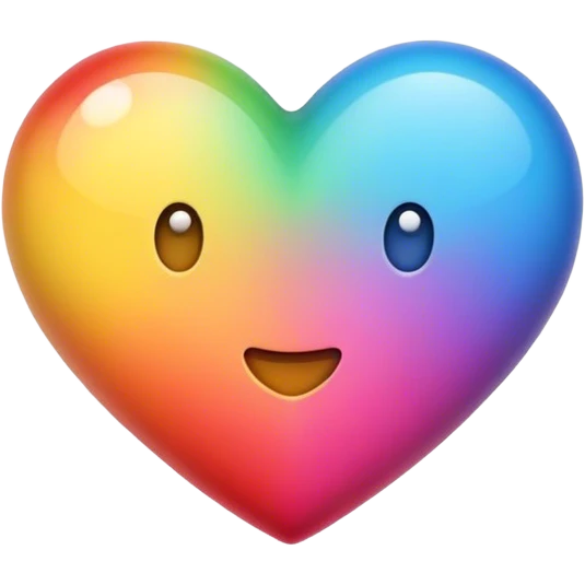 Cœur multicolore  emoji