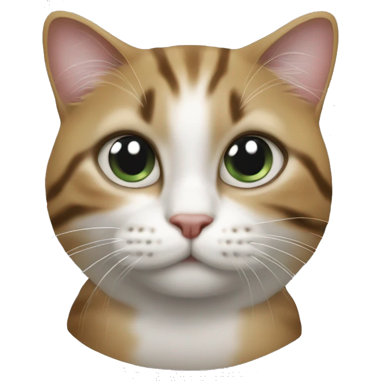 Смайлик девушки брюнетки, которая улыбается и плачет  emoji