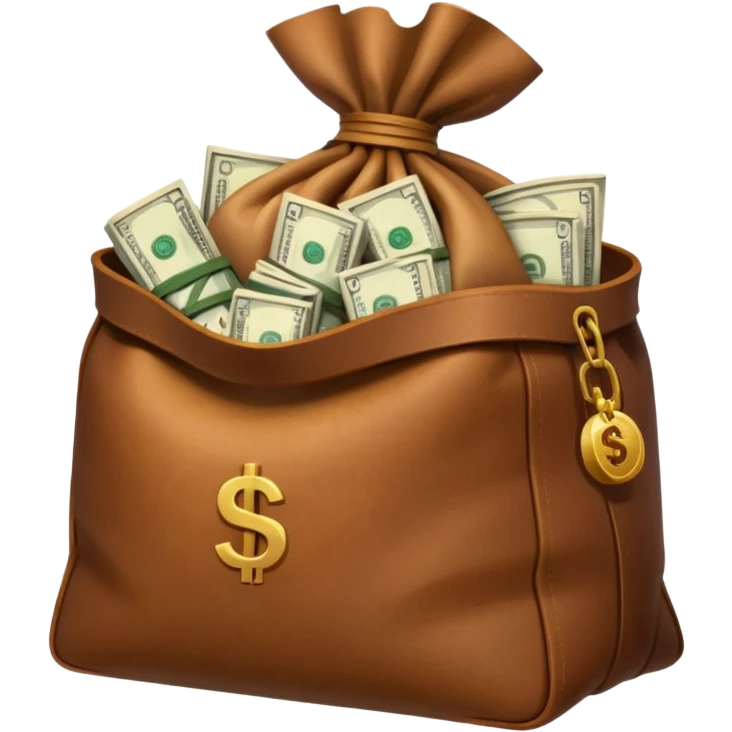 Big bag of cash emoji