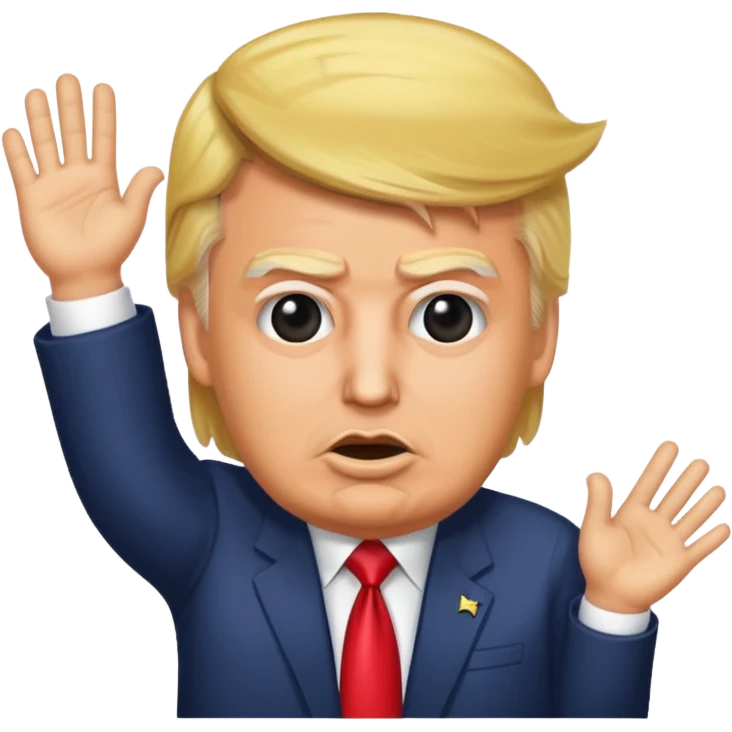 Trump qui kidnappe El président du Venezuela emoji