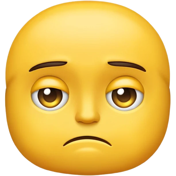 Emoji who sulks emoji