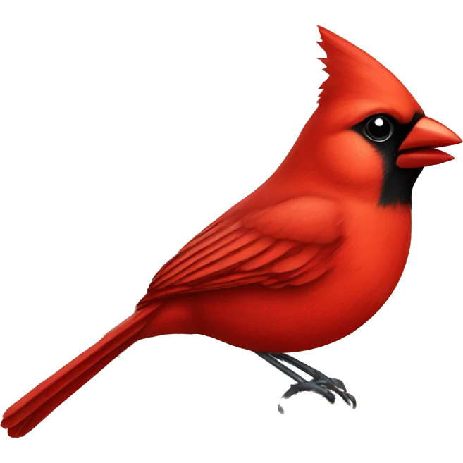 cardinal bird  emoji