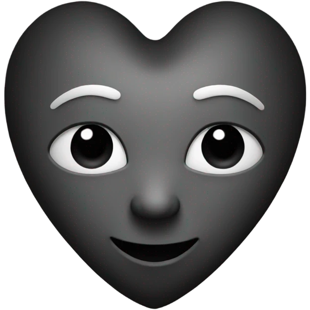 Black heart emoji