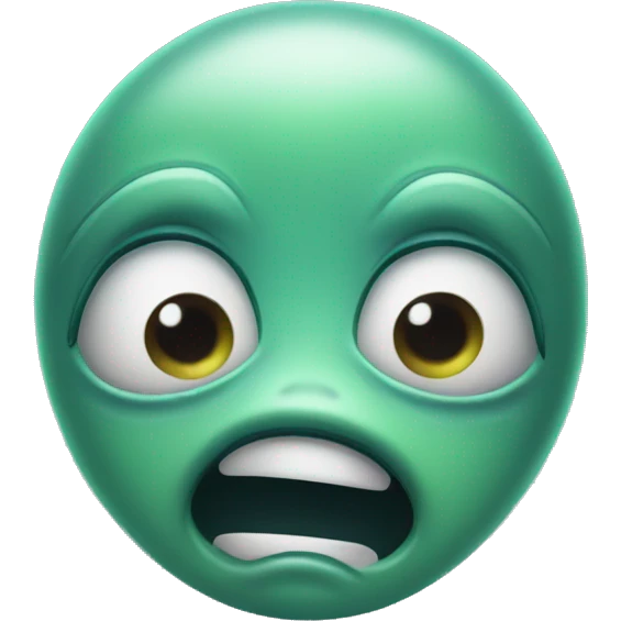 alien crying emoji