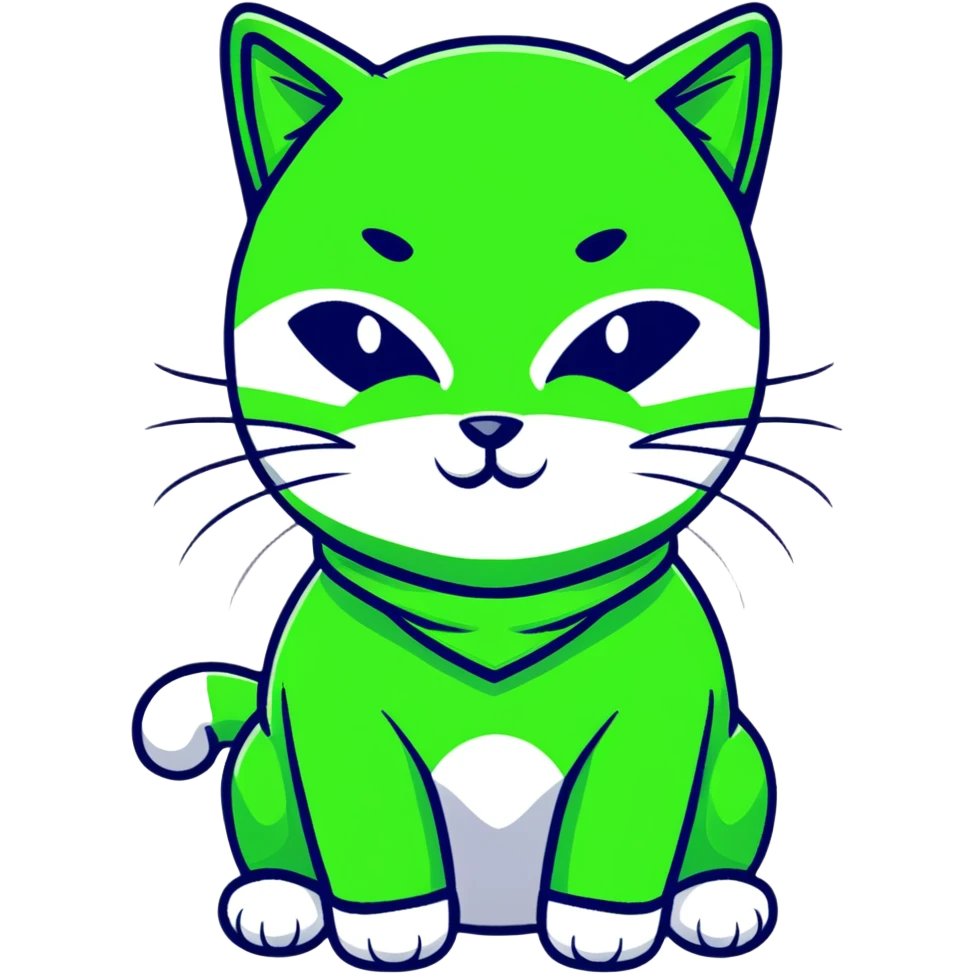 cat in a green balaclava emoji