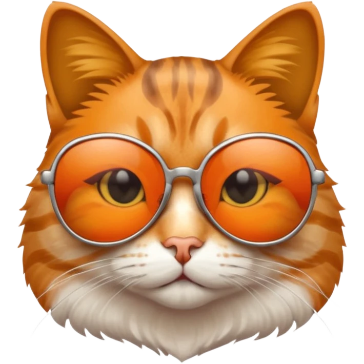 Cat wearing sunglasses emoji