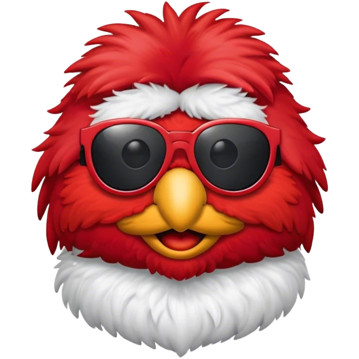 elmo in sun glasses emoji