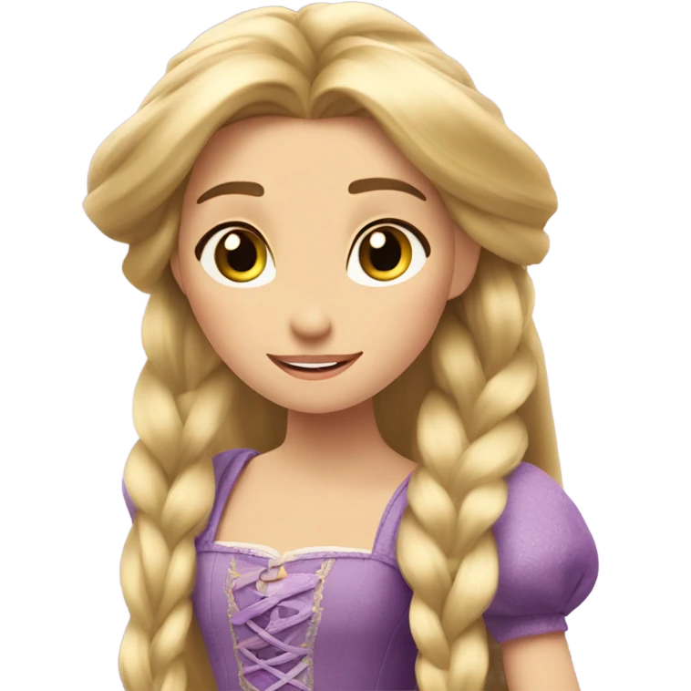 Rapunzel from Disney ￼ emoji