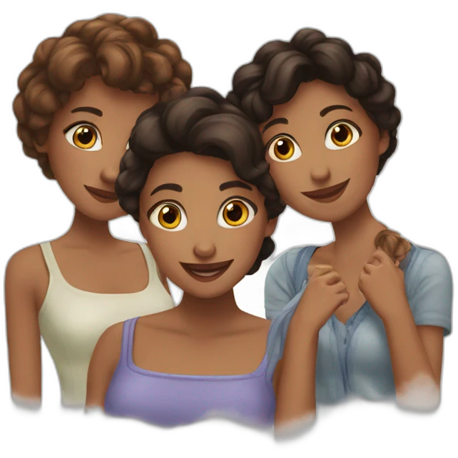 Best Friends forever cinq filles emoji