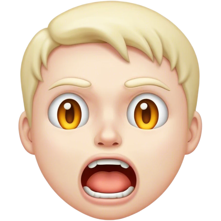 Moaning face emoji