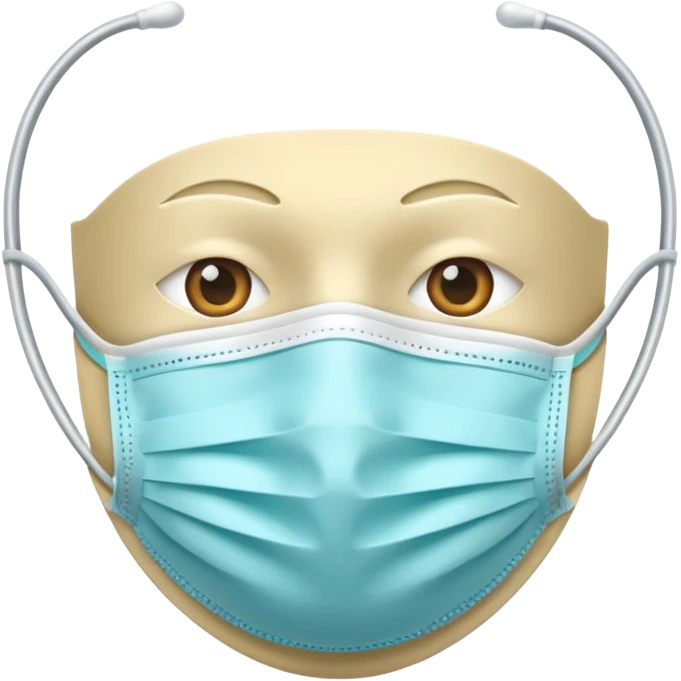 only medical mask emoji