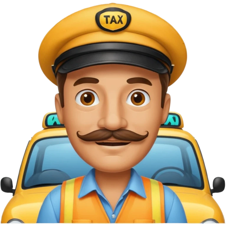 taxi driver emoji