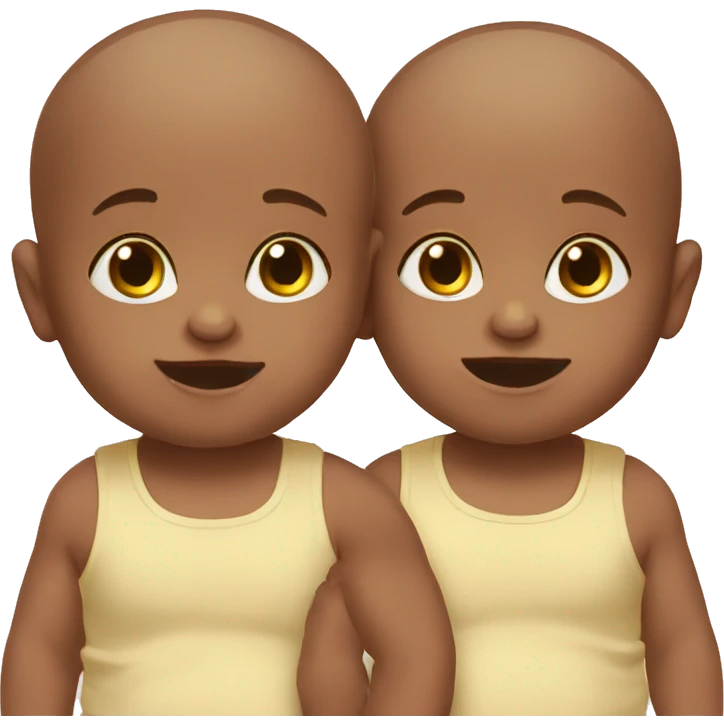 Twin baby  emoji