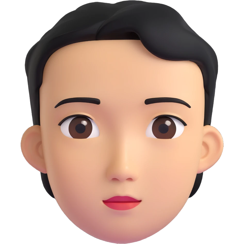 Asian descent boy face emoji