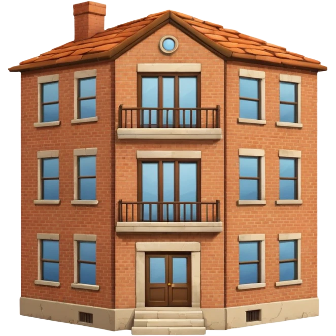 Apartman house emoji