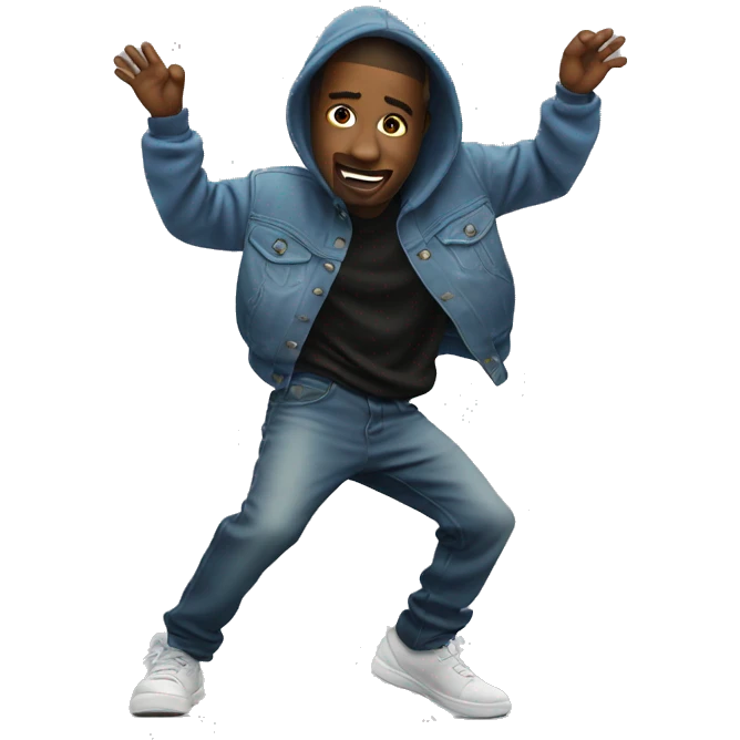 hip hop dance move emoji