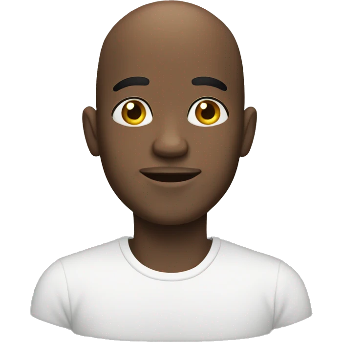 Bald Black guy  emoji