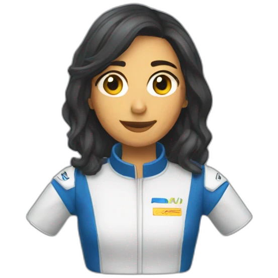 Mariana pilota de kart emoji