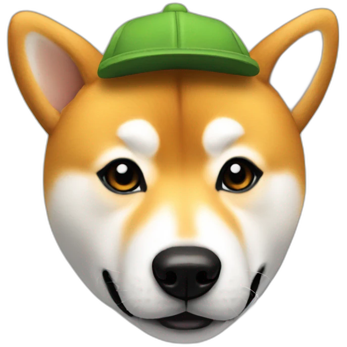 Shiba hat emoji