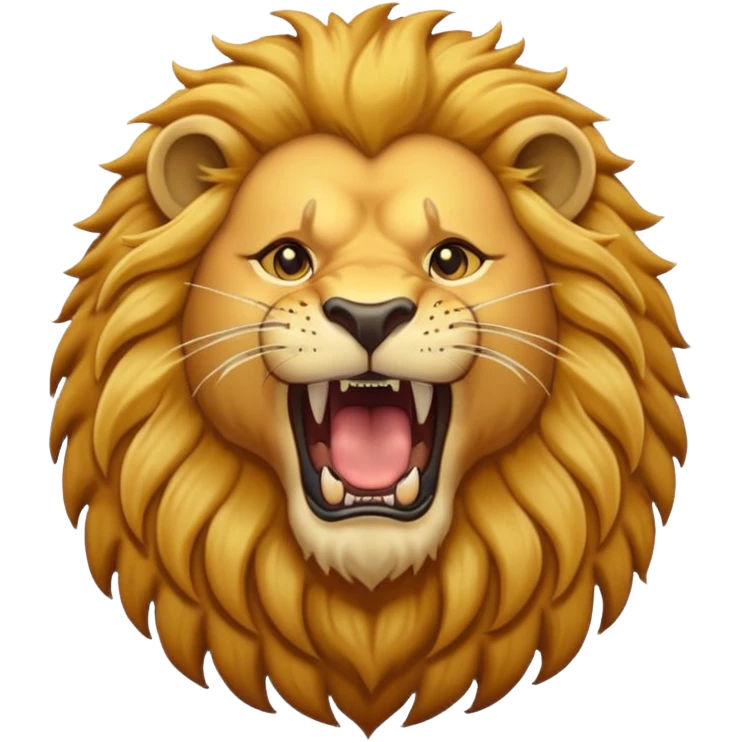 Lion roaring emoji