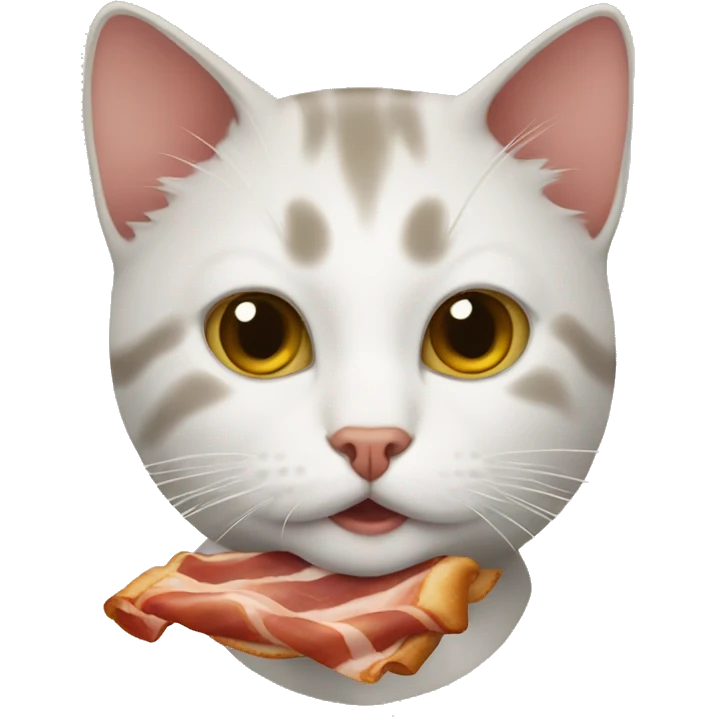 cat with bacon emoji