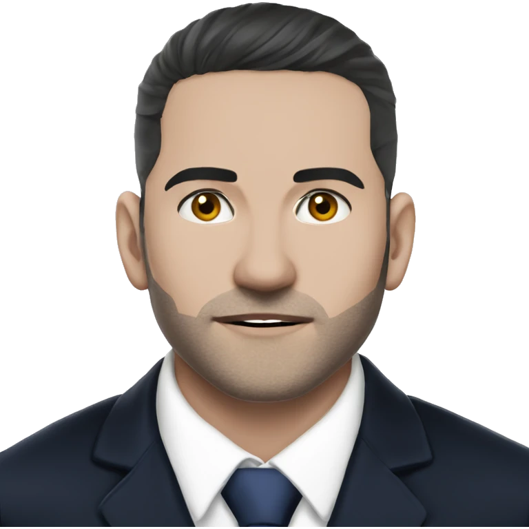 dapper gentleman portrait pose emoji