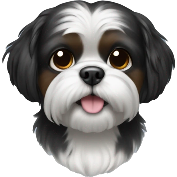 black shitzu emoji