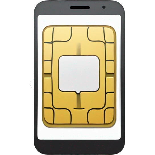 mobile sim card emoji