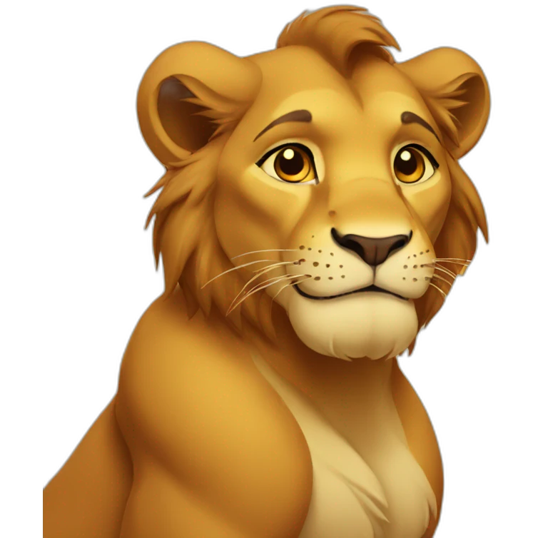 Simba emoji