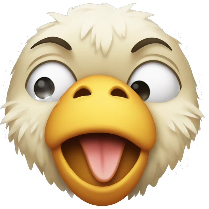 chiken crying emoji