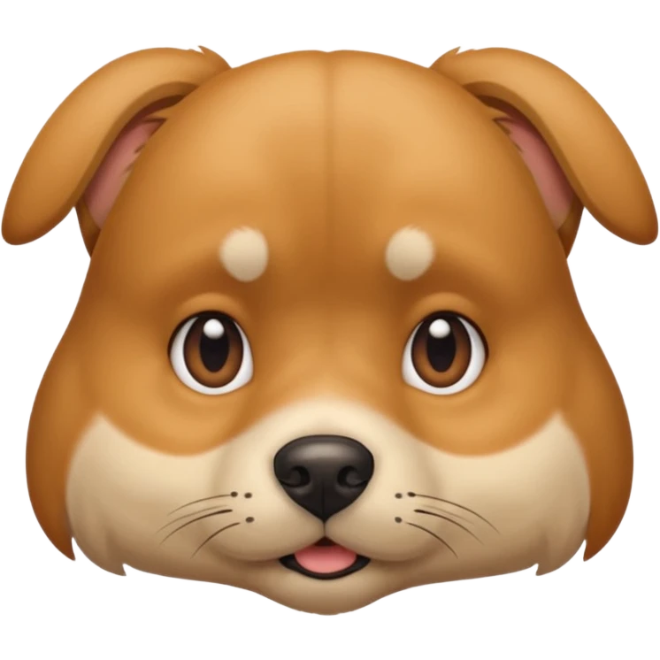Dog with a side eyee emoji