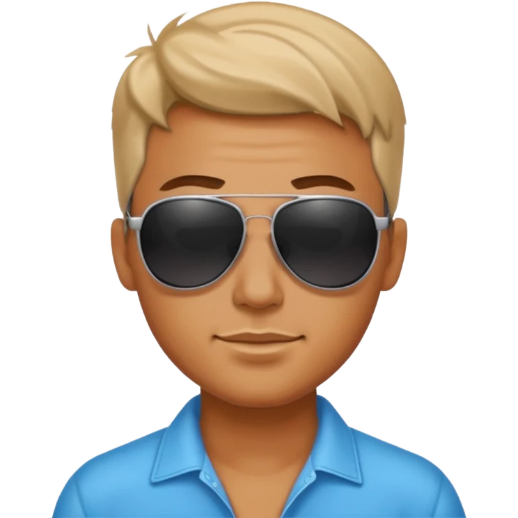Cool guy emoji