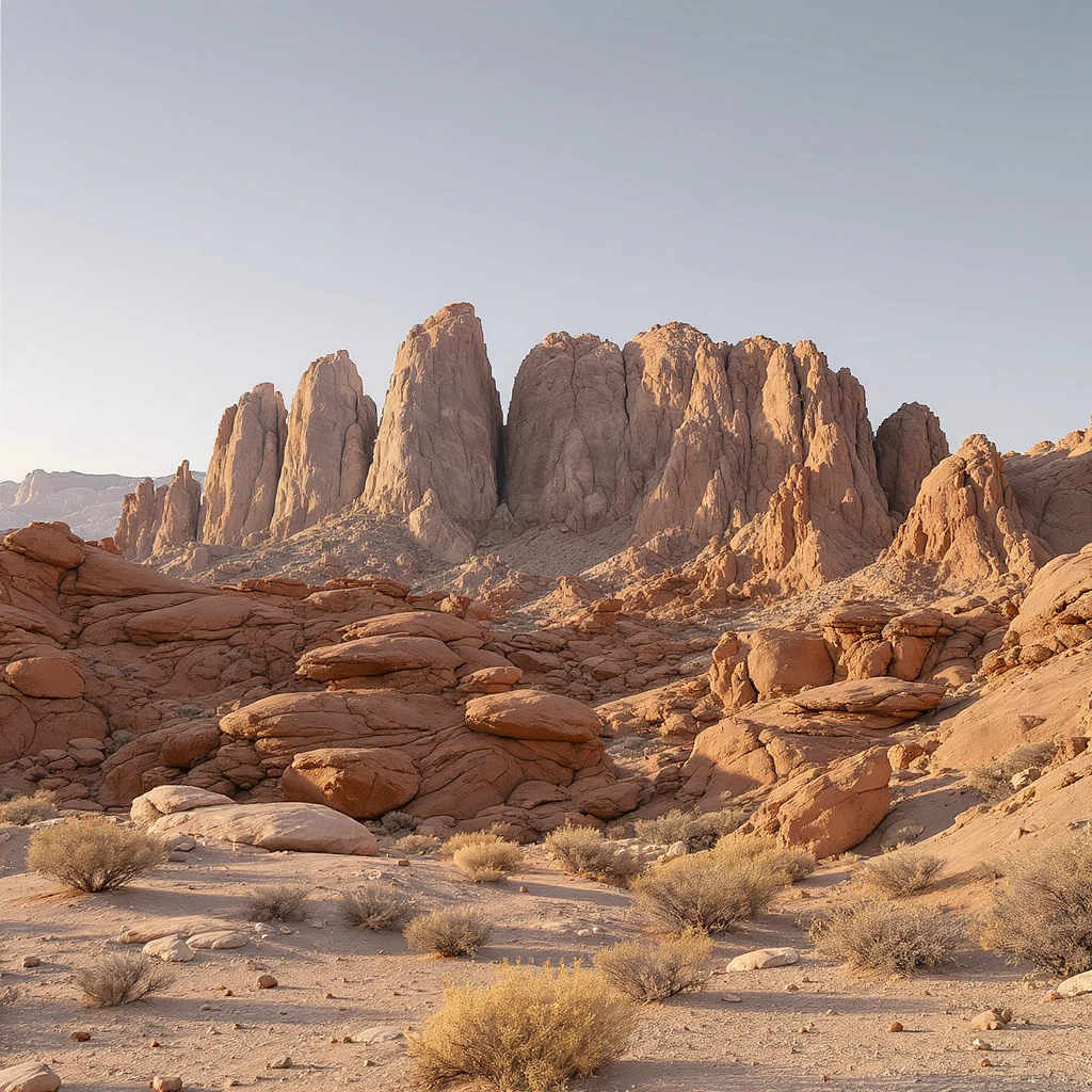 A modern desert mountain, wallpaper, modern emoji