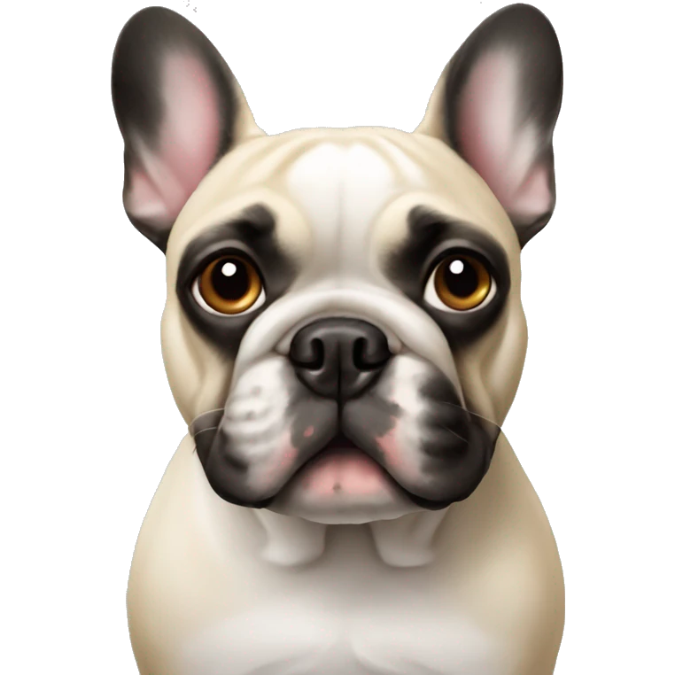 Two French bulldogs emoji
