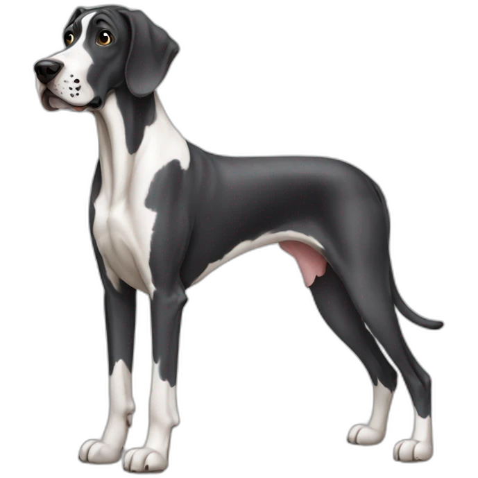 dog-great-dane-full-body emoji