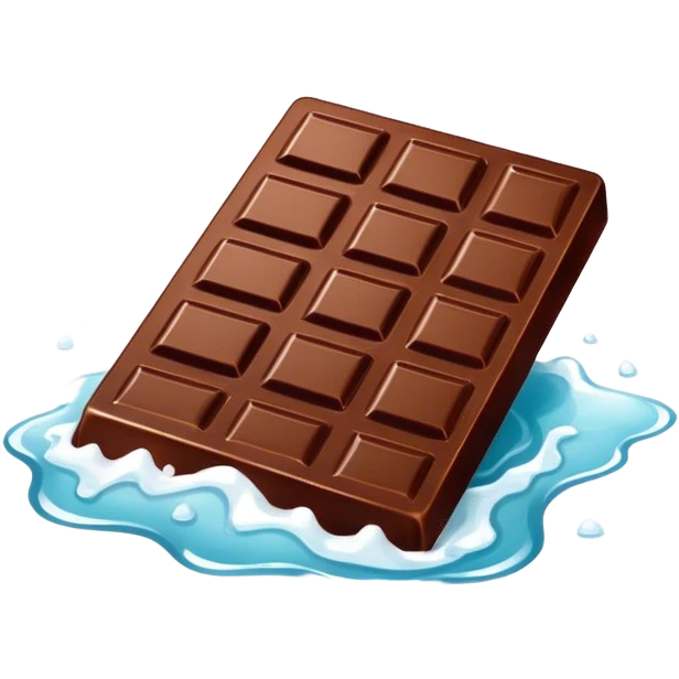 chocolate with sea salt emoji